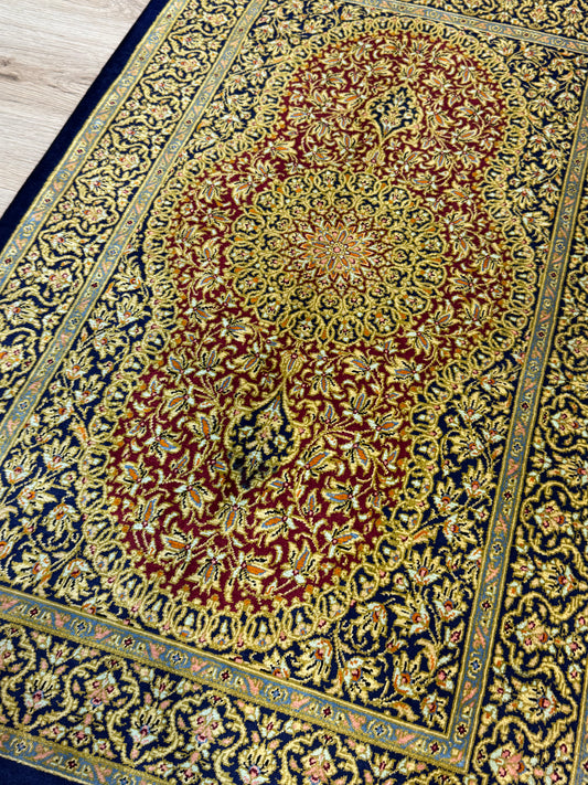 Silk Rug. Celestial Medallion.