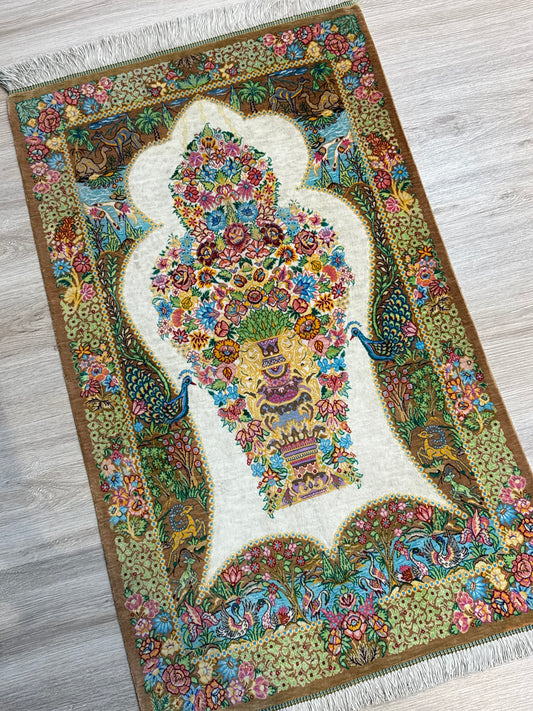 Silk Rug. Heaven on Earth.