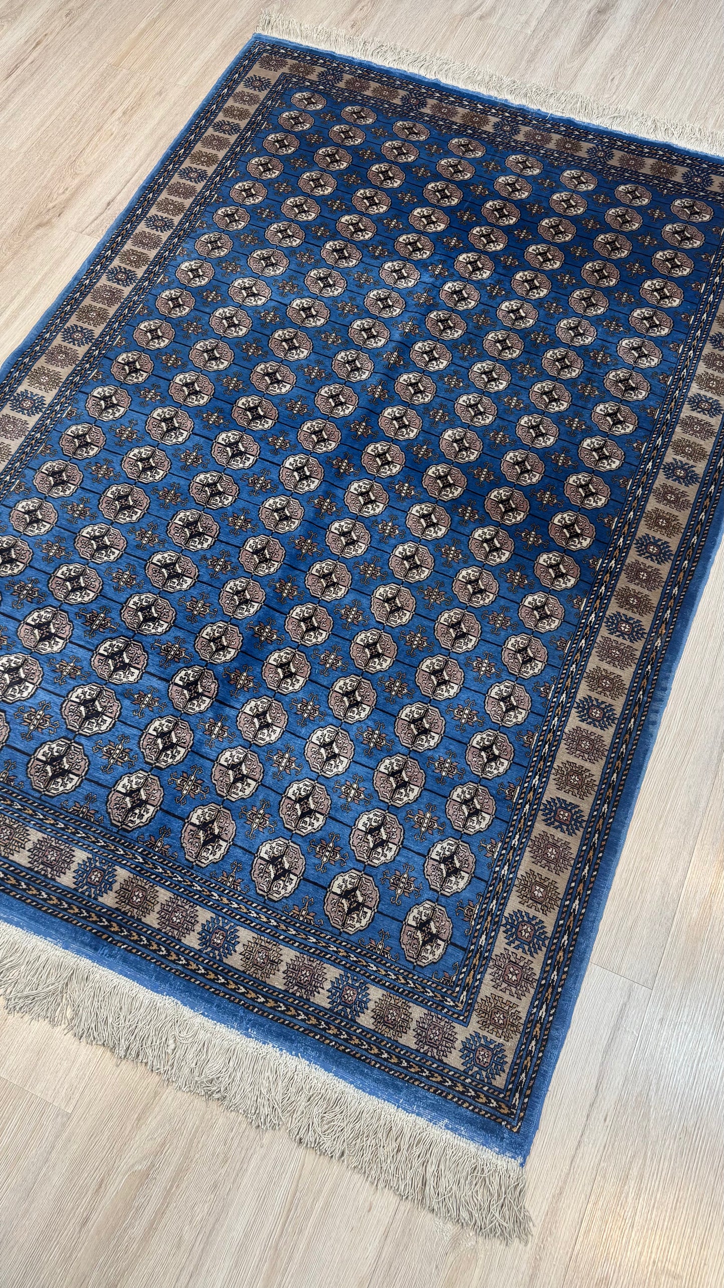 Silk Rug. Tekke of Bukhara.