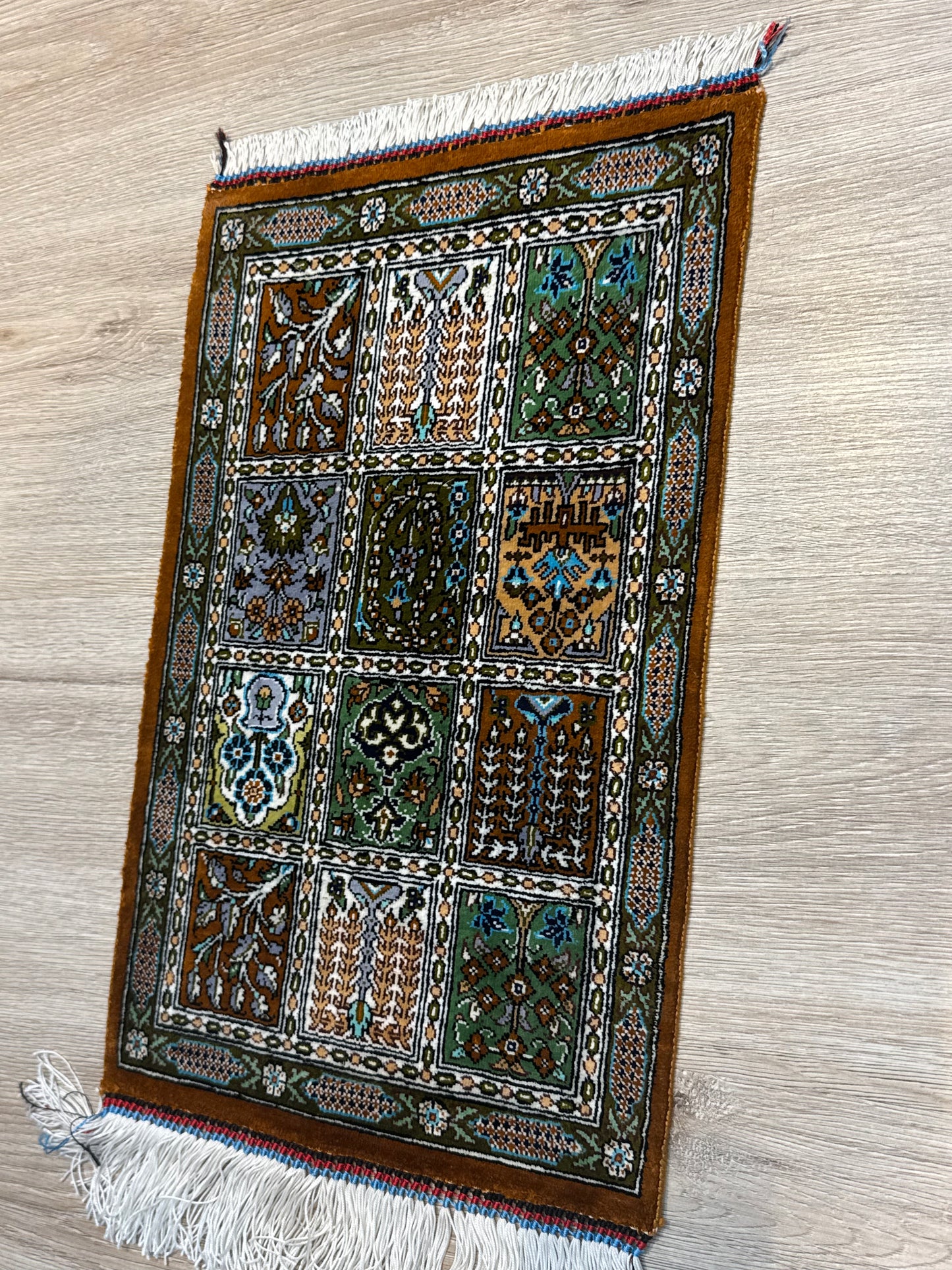 Silk Rug. Eternal Four Seasons.