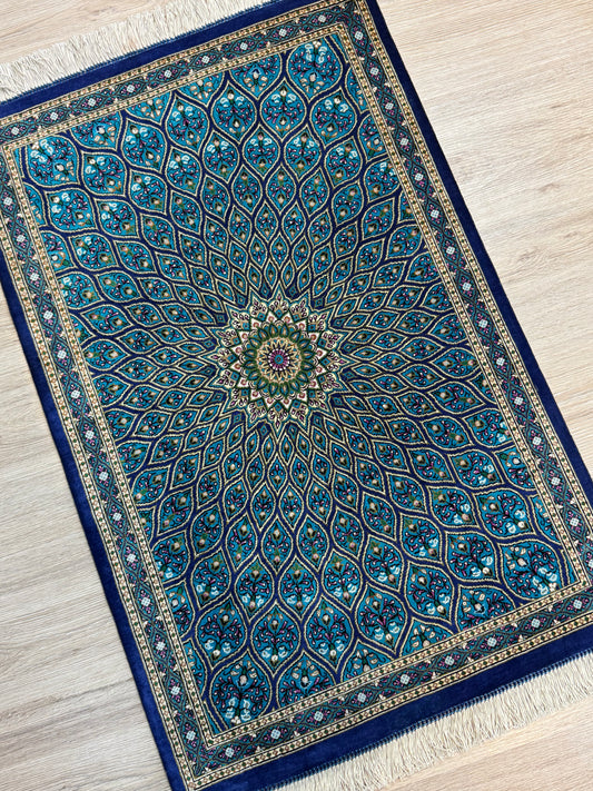 Silk Rug. Celestial Dome.