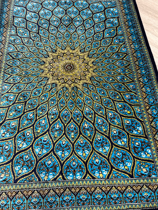 Silk Rug. Celestial Dome.