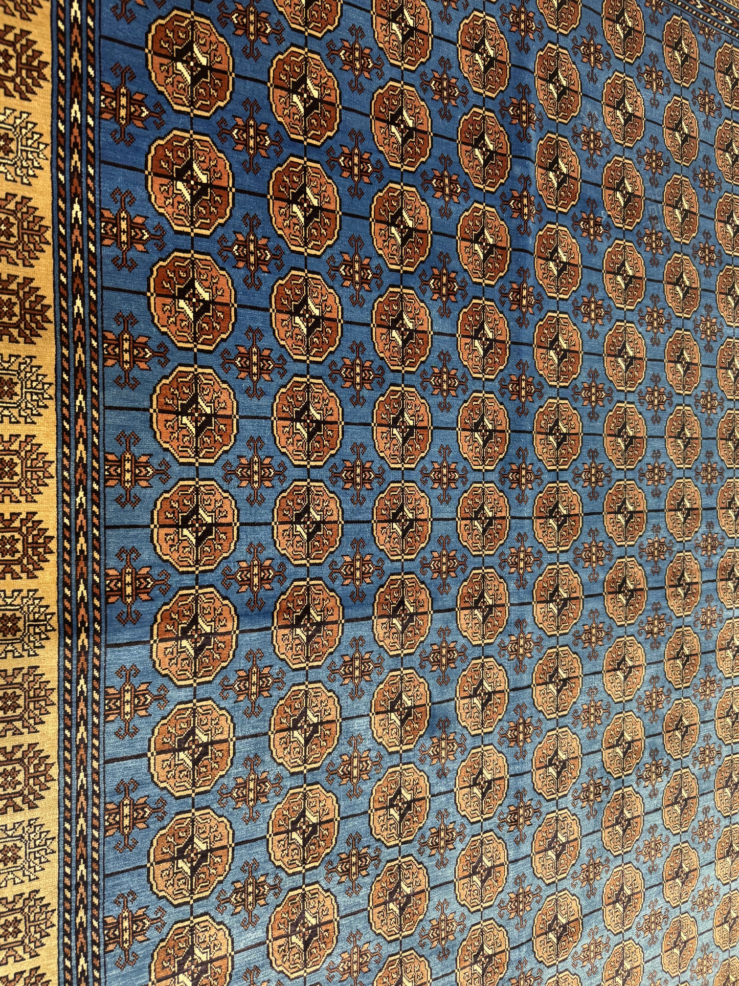 Silk Rug. Turkmen Tekke Heritage.