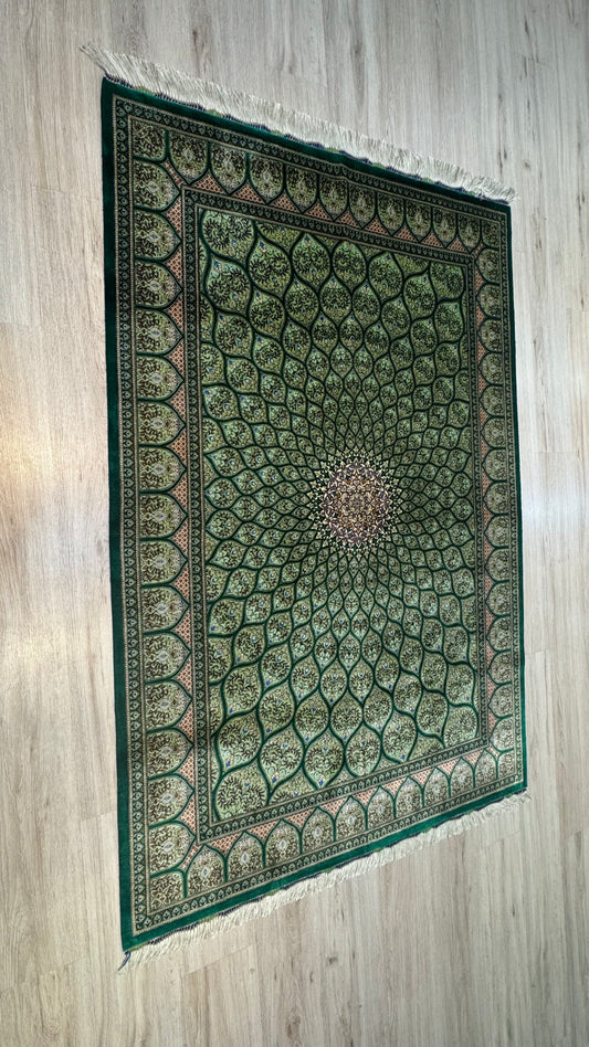 Silk Rug. Celestial Dome.