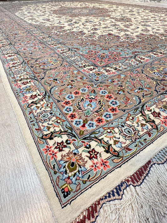 Silk Rug. Floral Persian Dream.