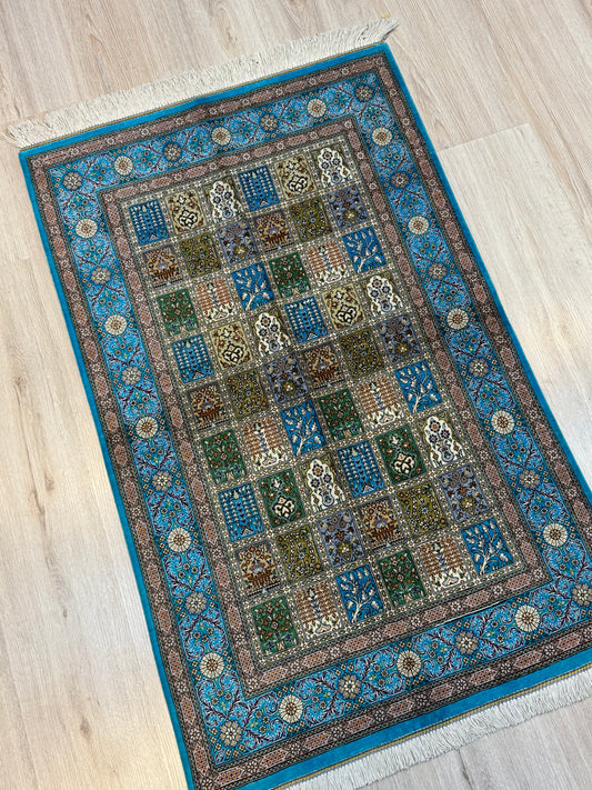 Silk Rug. Eternal Four Seasons.