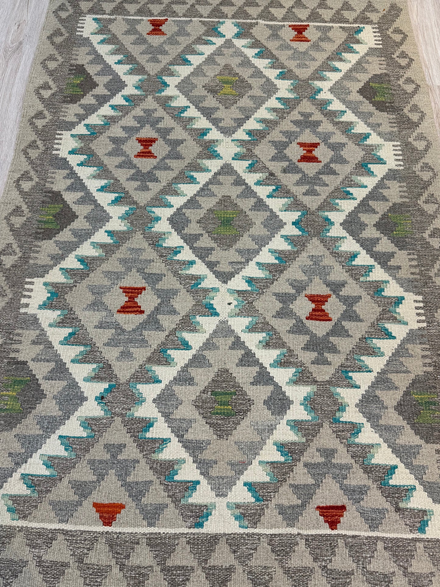 Kilim. Geometric Pattern.
