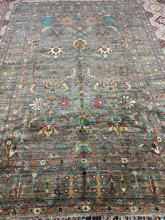 Wool Rug. Garden Bloom.