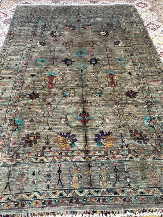 Wool Rug. Garden Bloom.