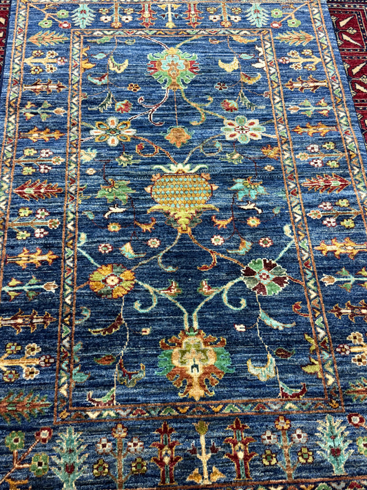 Wool Rug. Garden Bloom.