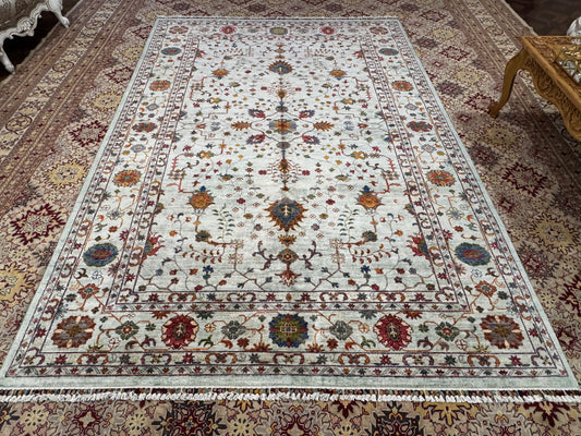 Wool Rug. Garden Bloom.