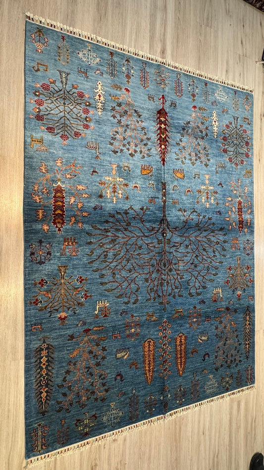 Wool Rug. Eden of Life.