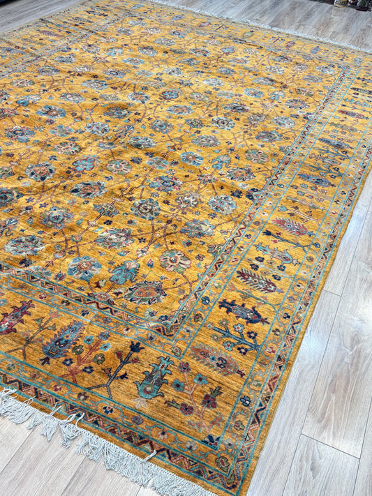 Wool Rug. Amber Garden.