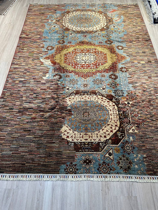 Wool Rug. Faded Samarkand.