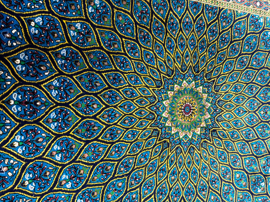 Silk Rug. Celestial Dome.