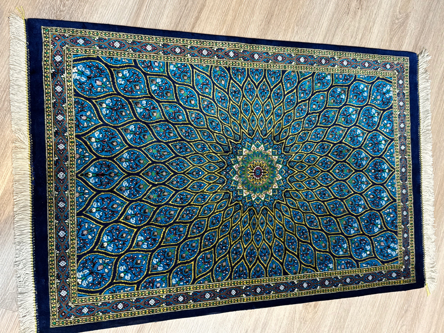 Silk Rug. Celestial Dome.