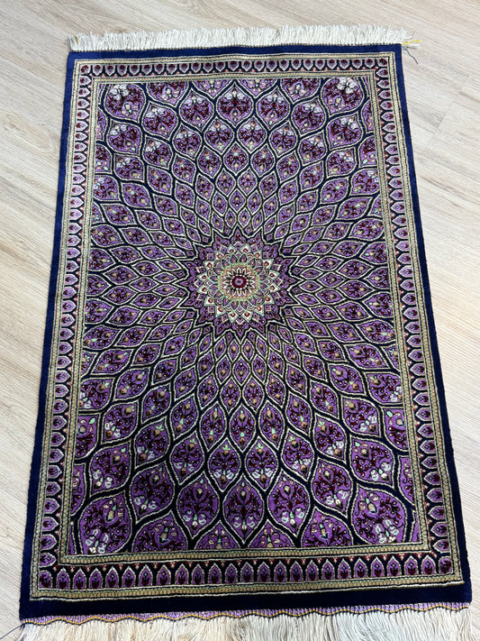 Silk Rug. Celestial Dome.