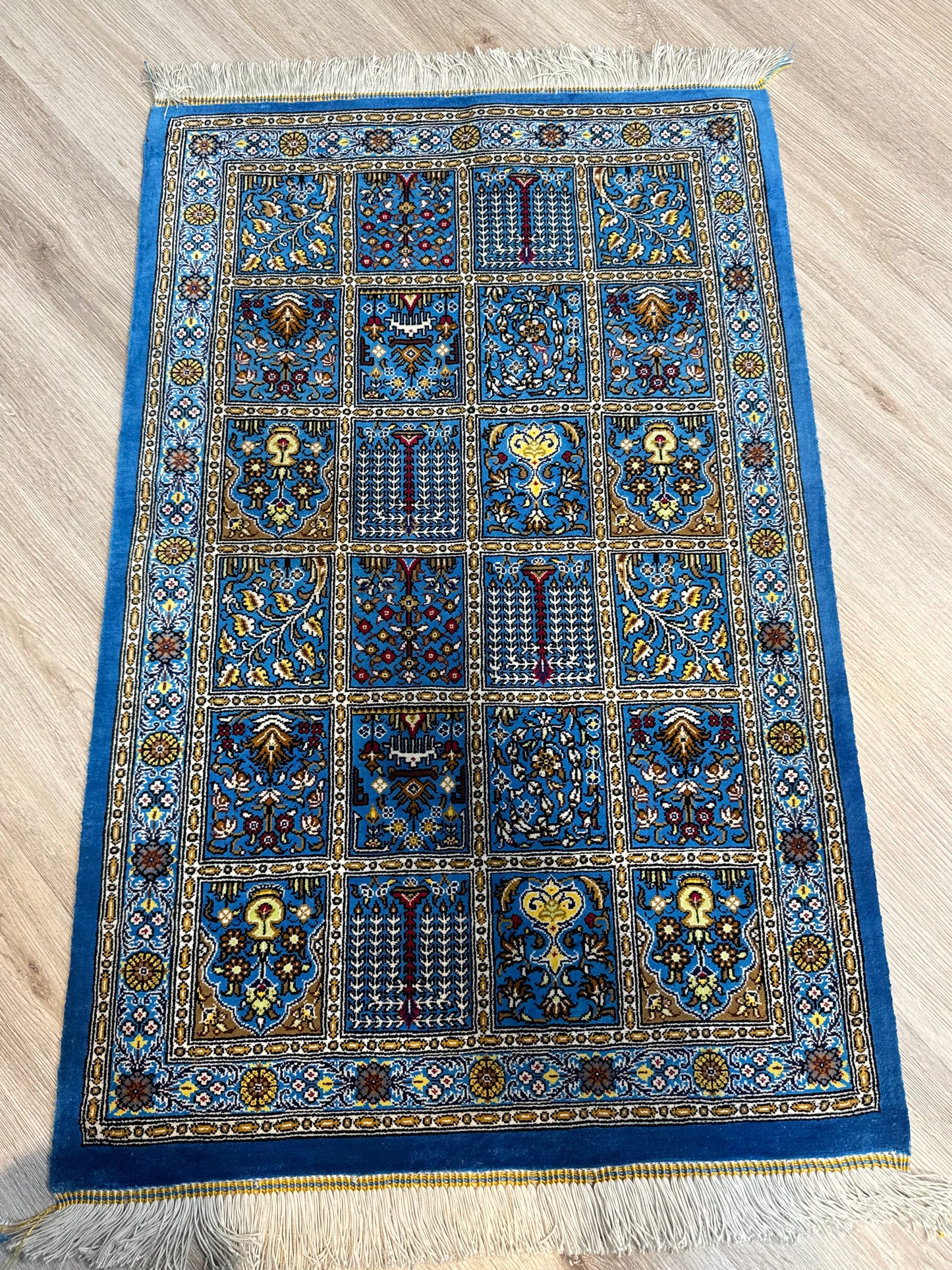 Silk Rug. Eternal Four Seasons.