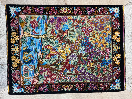 Silk Rug. Heaven on Earth.