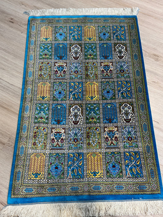Silk Rug. Eternal Four Seasons.