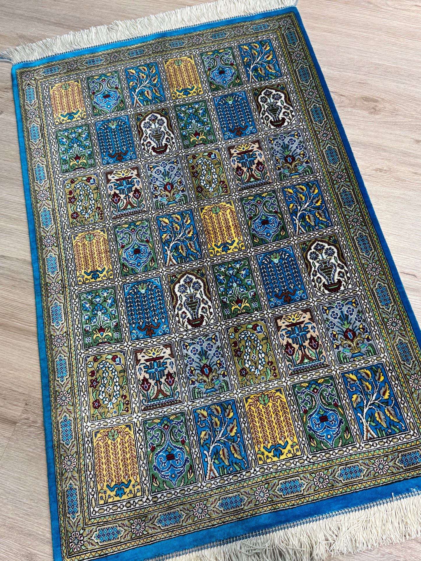 Silk Rug. Eternal Four Seasons.