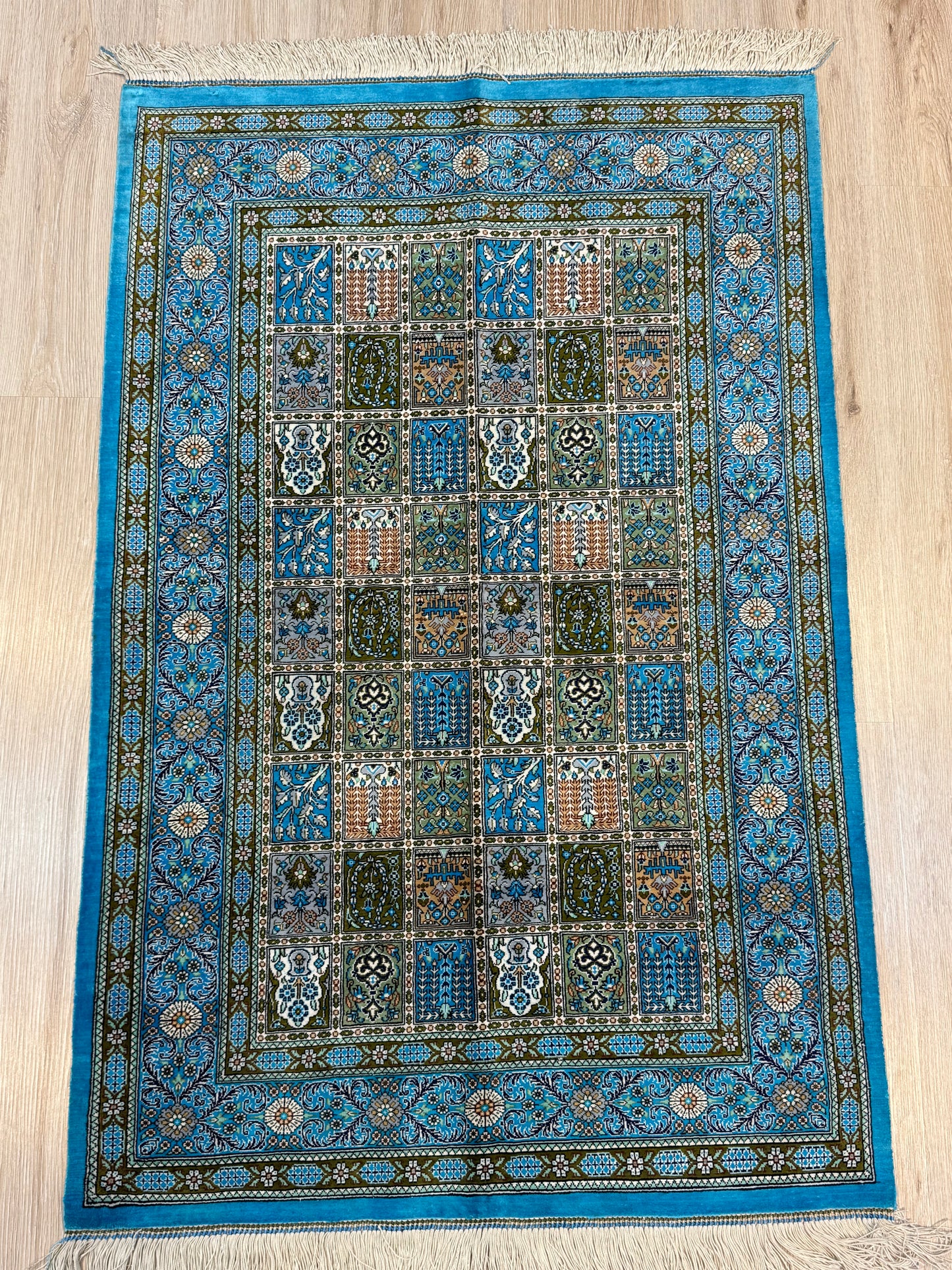 Silk Rug. Eternal Four Seasons.