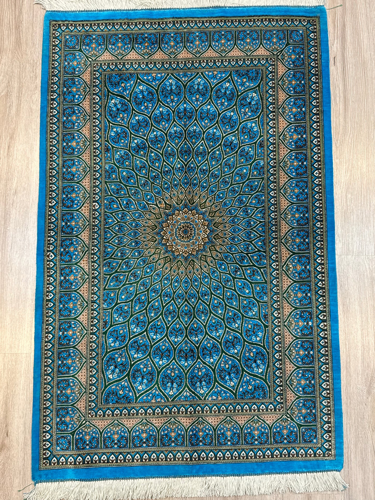 Silk Rug. Celestial Dome.