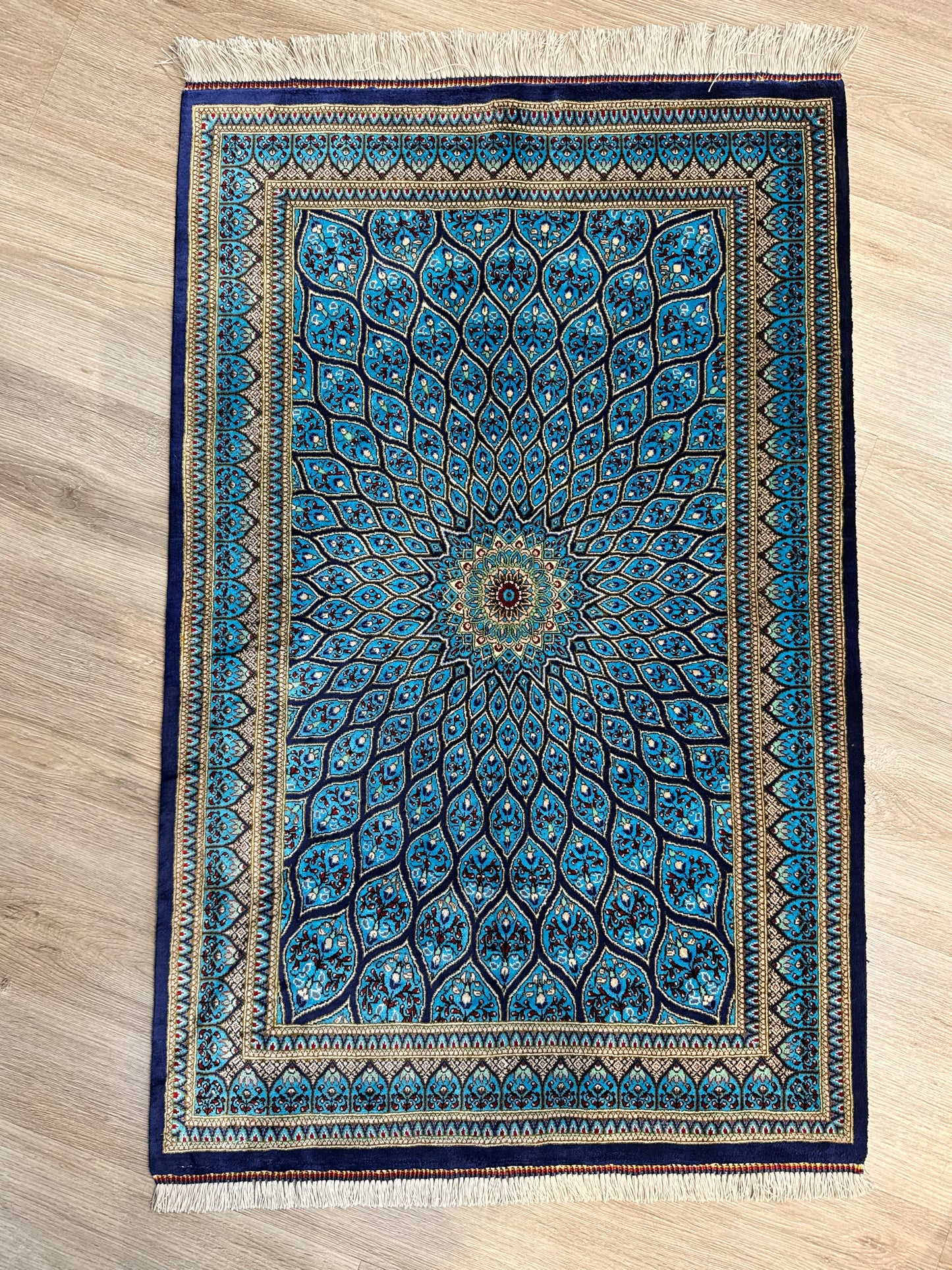 Silk Rug. Celestial Dome.