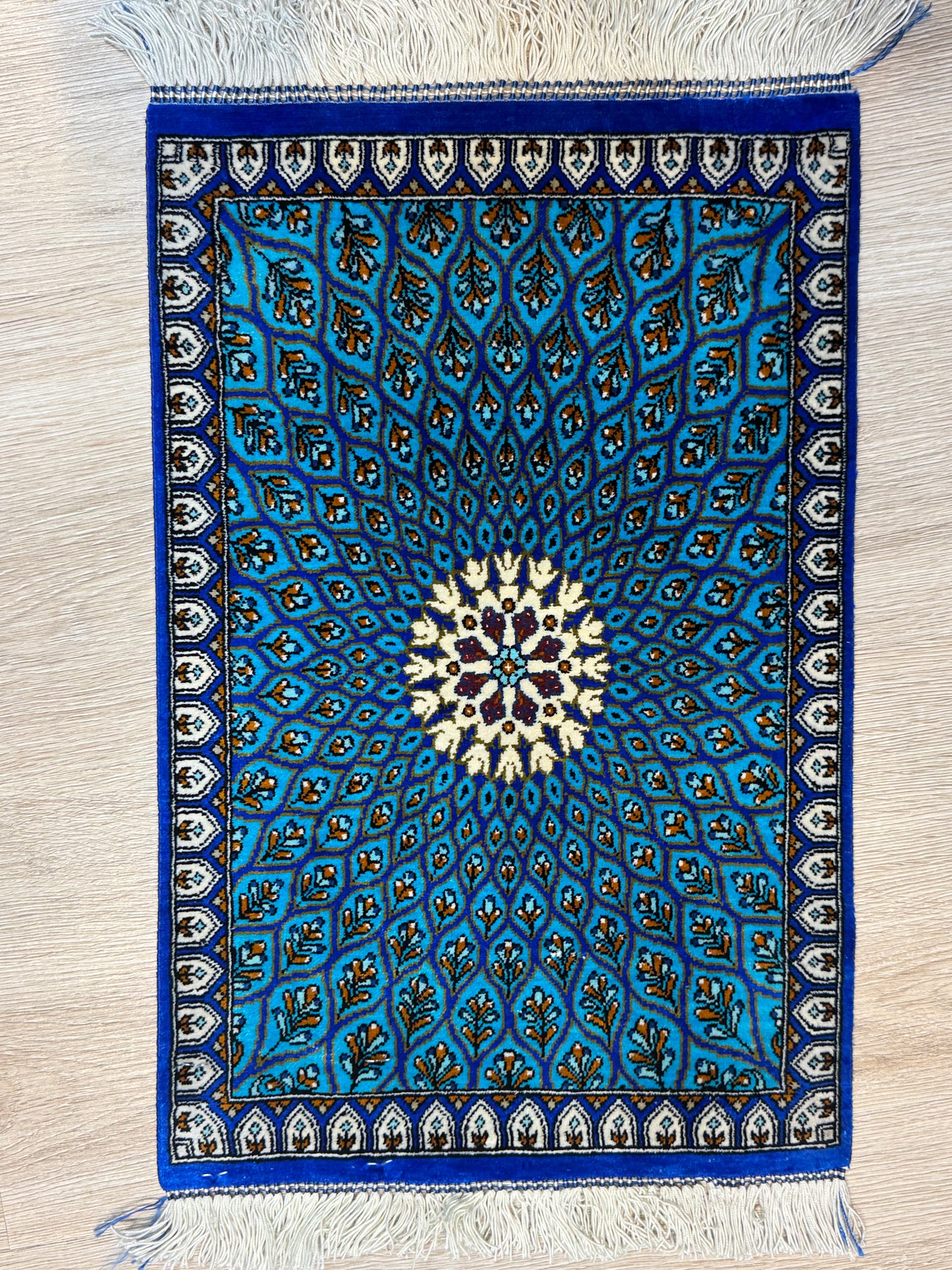 Silk Rug. Celestial Dome.