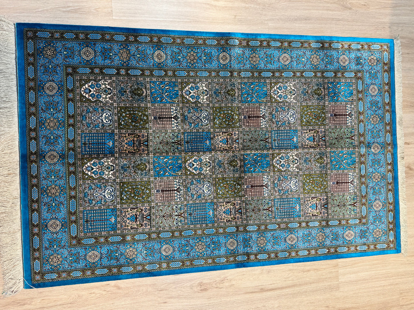 Silk Rug. Eternal Four Seasons.