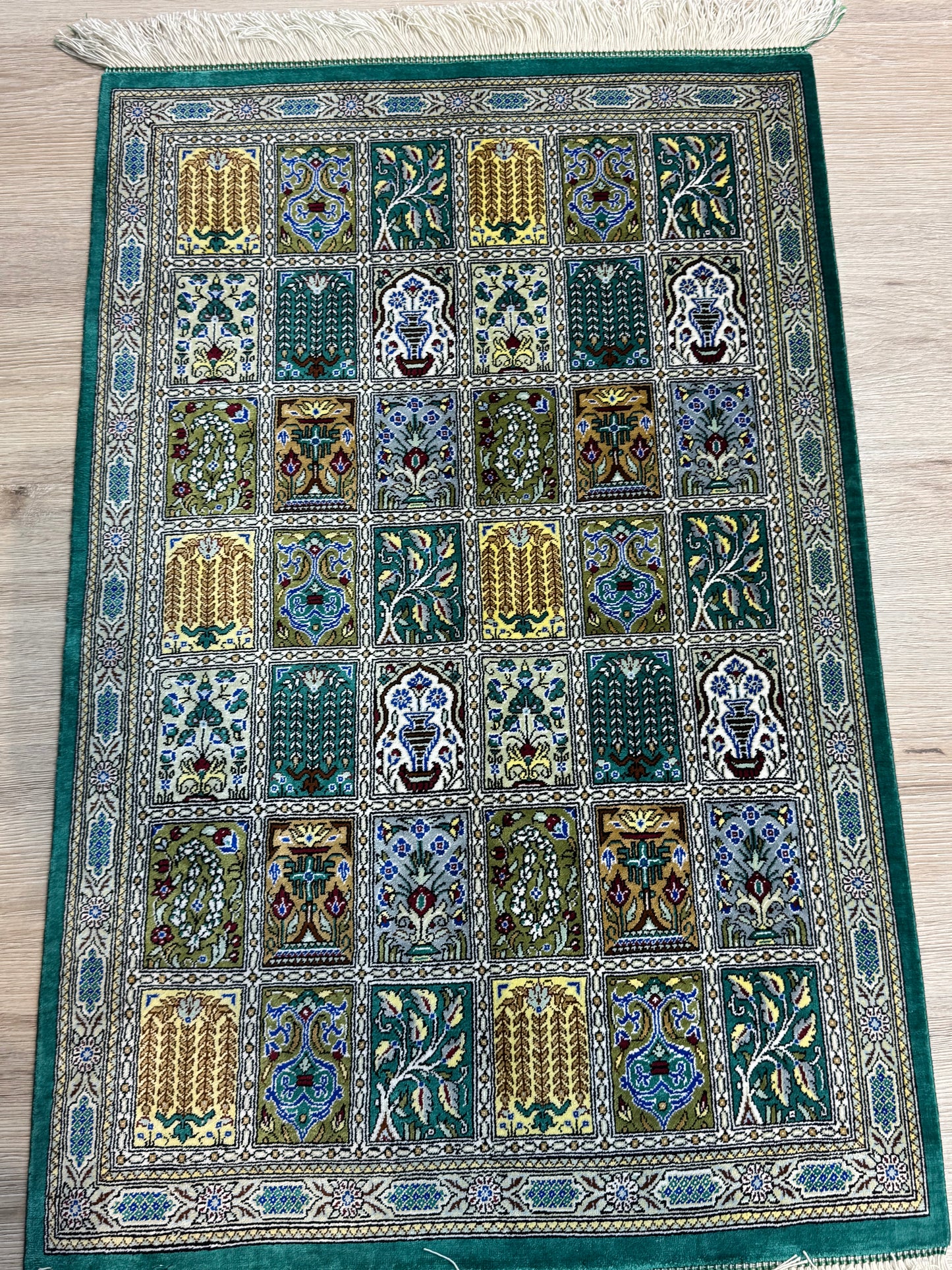 Silk Rug. Eternal Four Seasons.