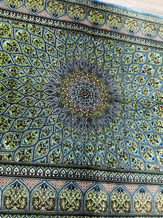 Silk Rug. Celestial Dome.