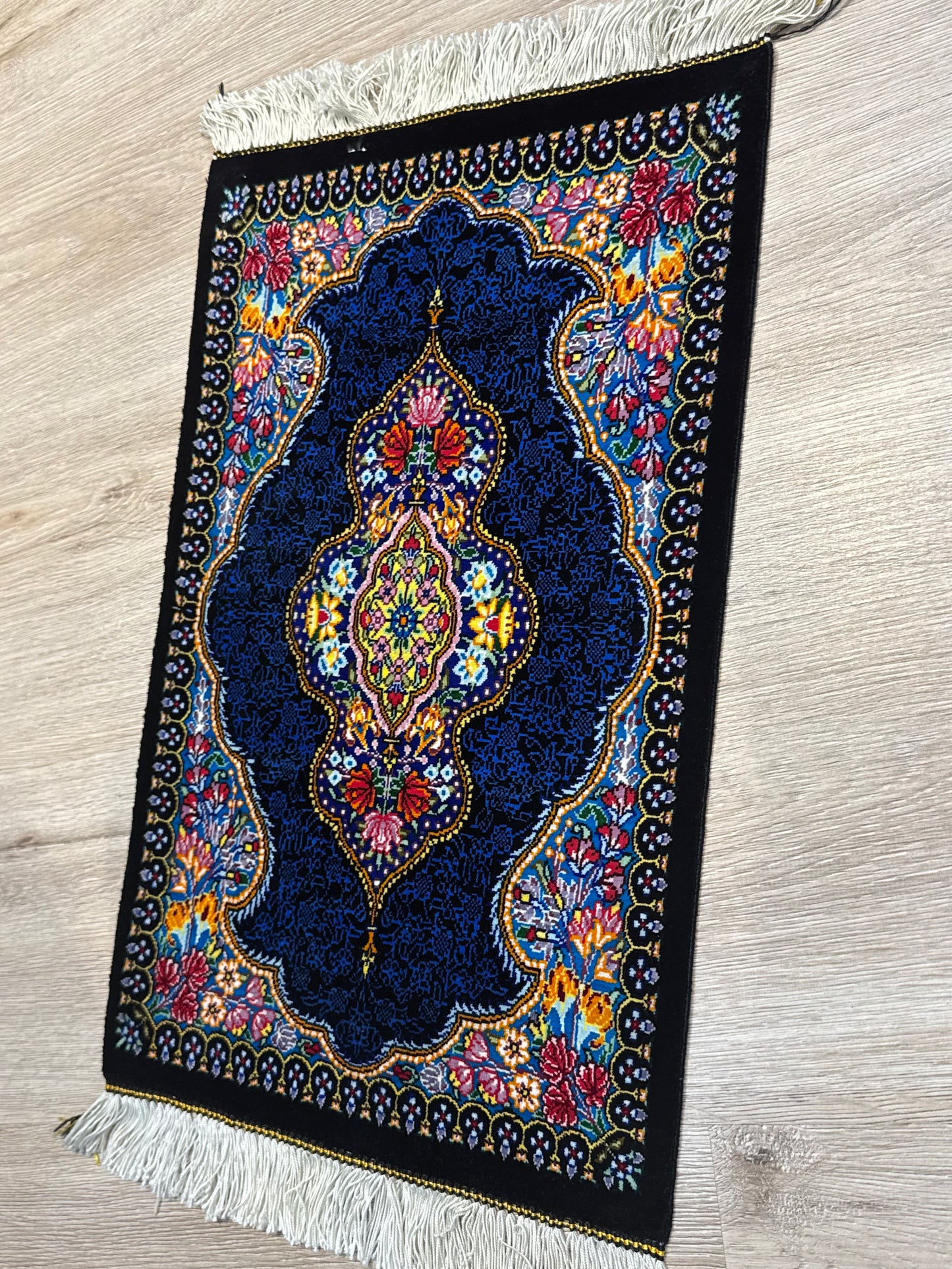 Silk Rug. Garden Bloom.