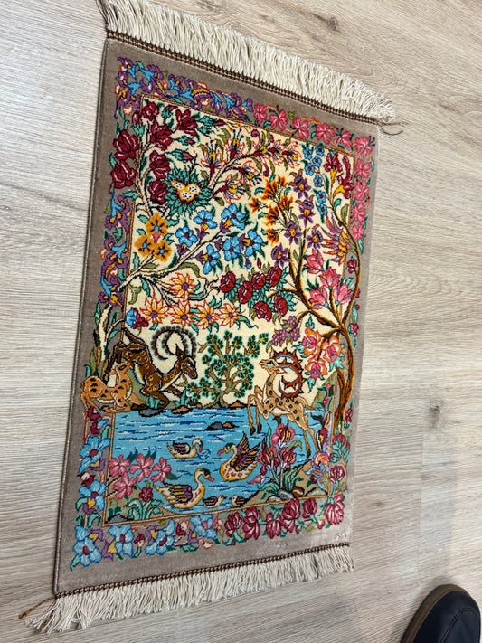 Silk Rug. Heaven on Earth.