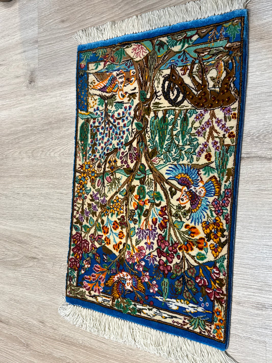 Silk Rug. Heaven on Earth.