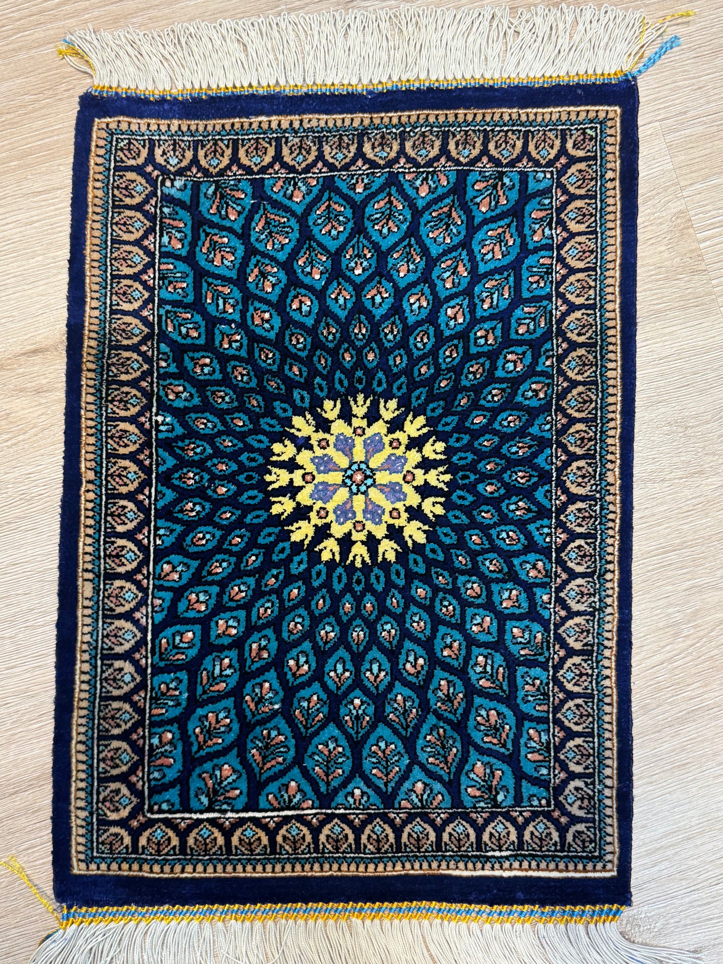 Silk Rug. Celestial Dome.