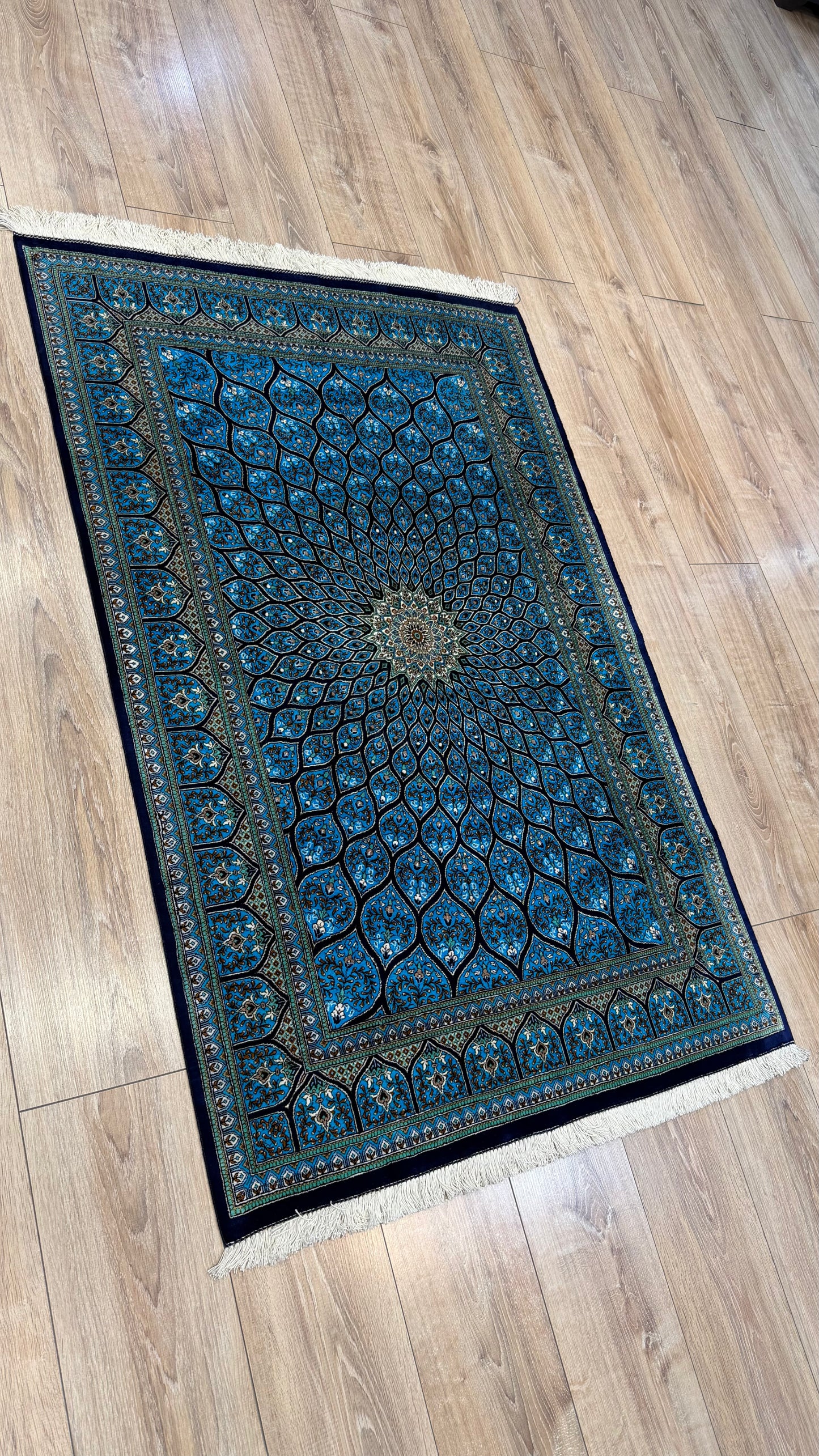 Silk Rug. Celestial Dome.