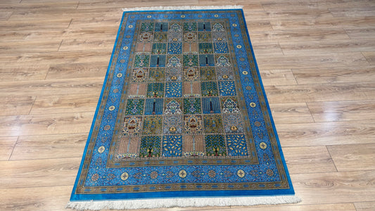 Silk Rug. Eternal Four Seasons.