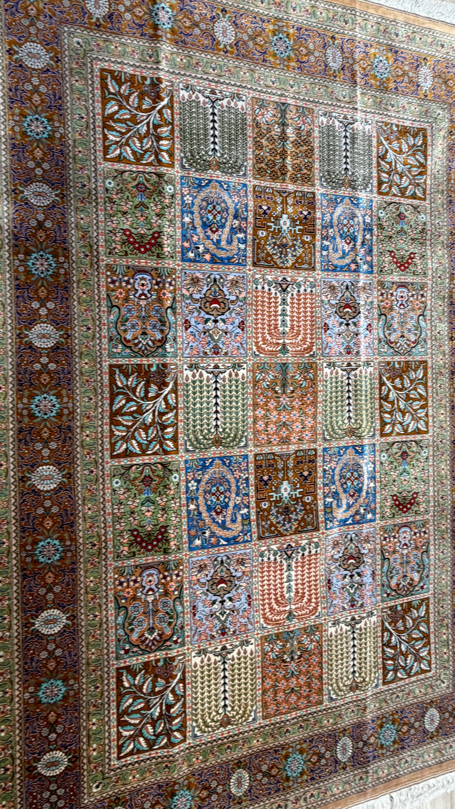 Silk Rug. Eternal Four Seasons.