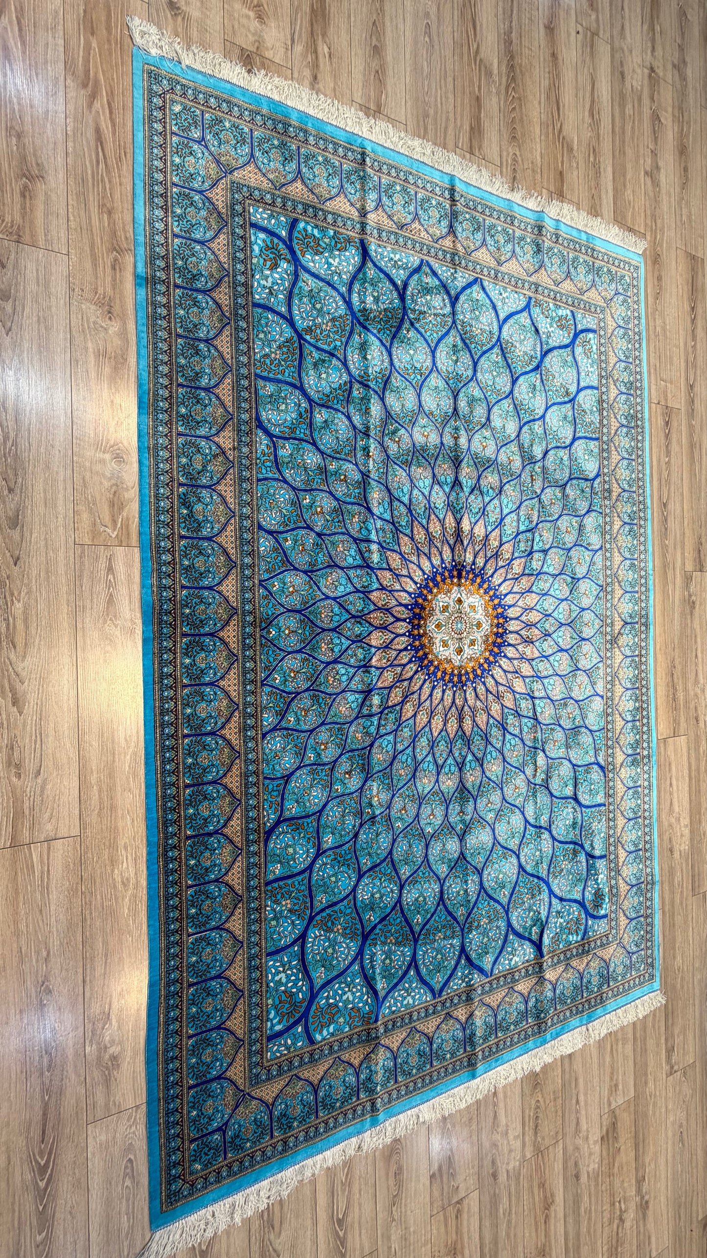 Silk Rug. Celestial Dome.