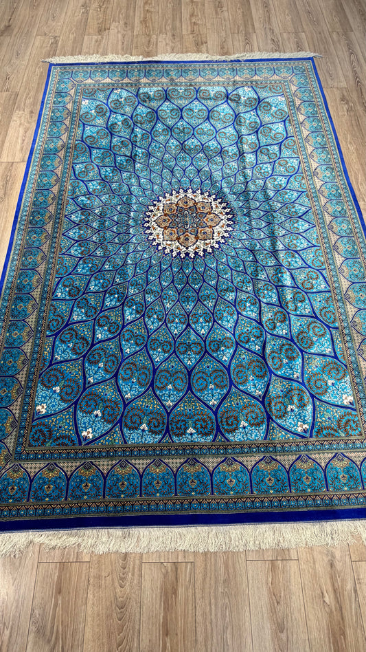 Silk Rug. Celestial Dome.