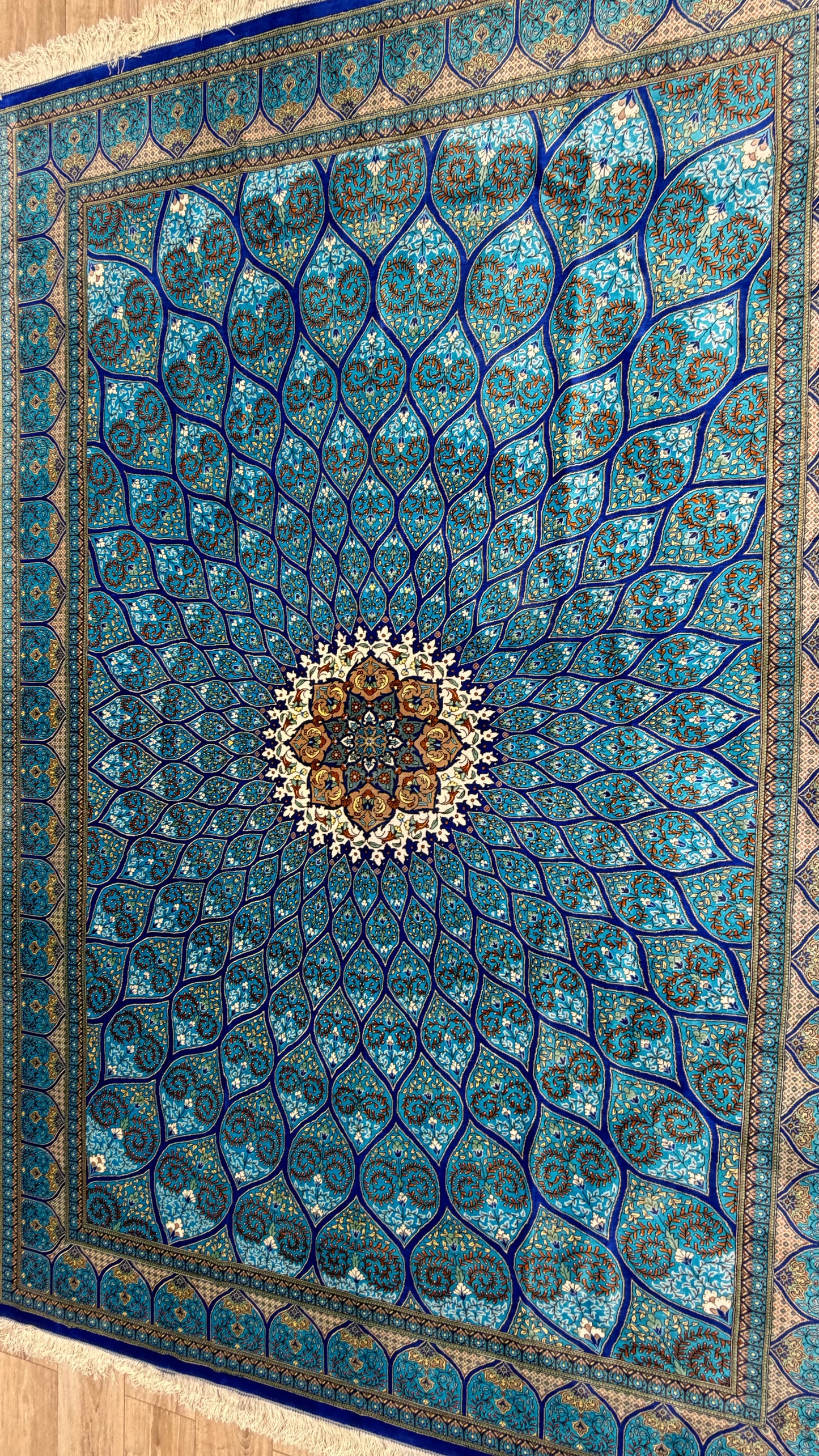 Silk Rug. Celestial Dome.
