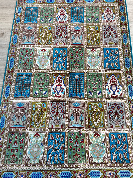 Silk Rug. Eternal Four Seasons.