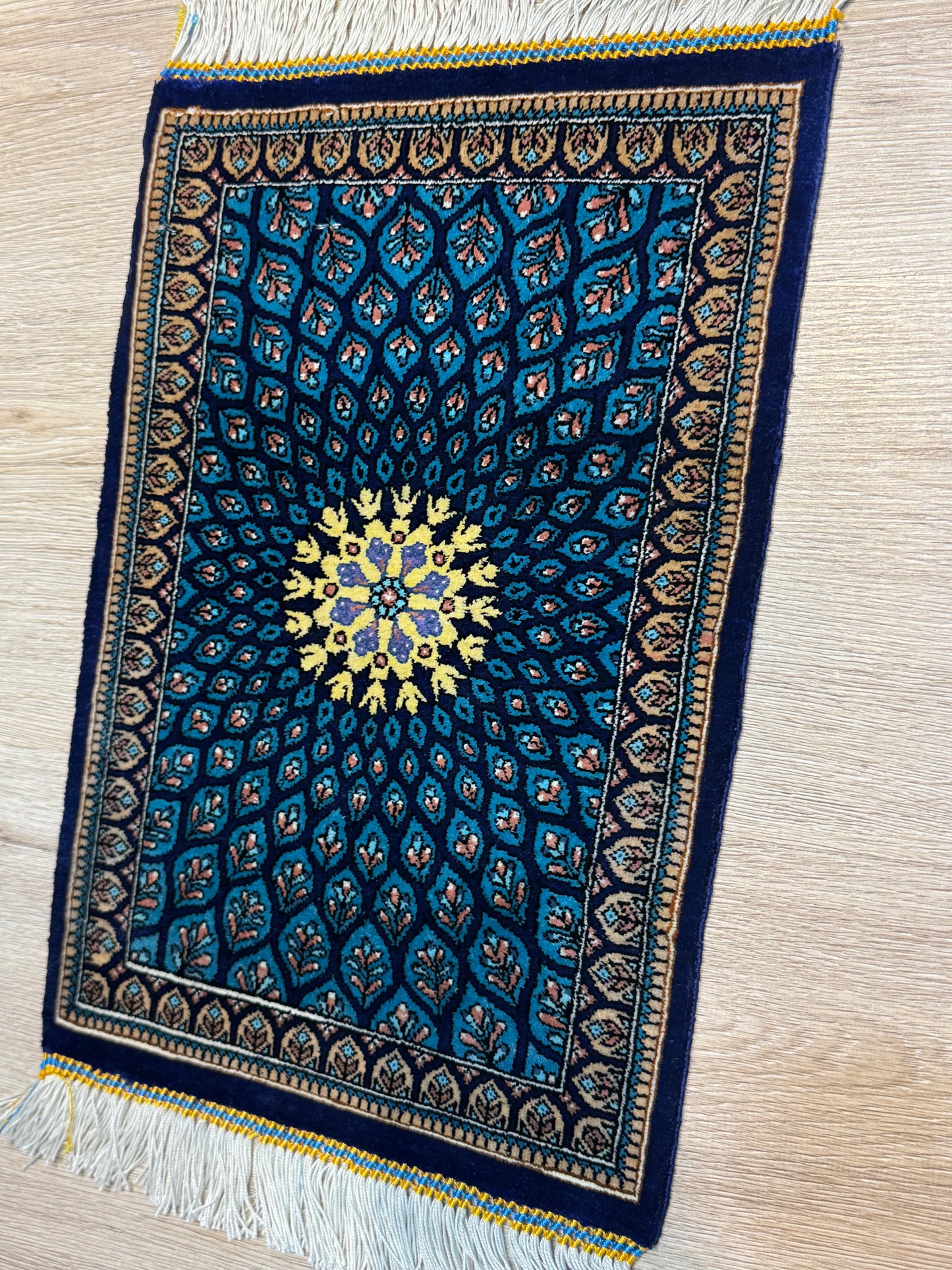 Silk Rug. Celestial Dome.