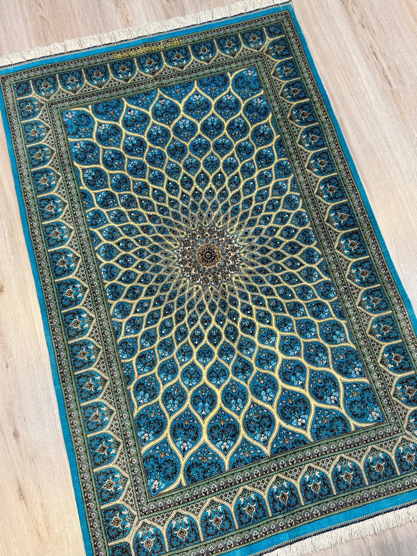 Silk Rug. Celestial Dome.