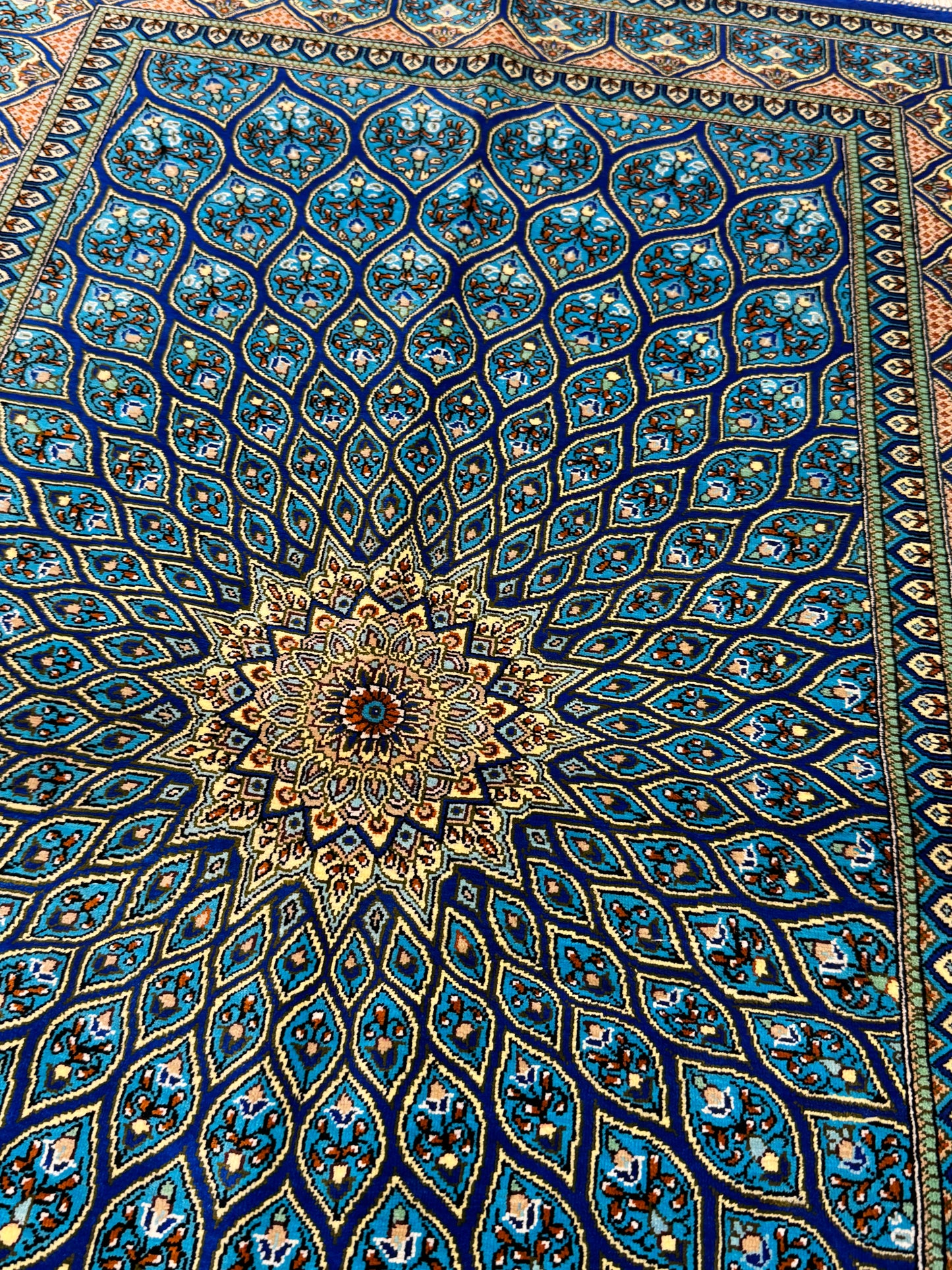 Silk Rug. Celestial Dome.