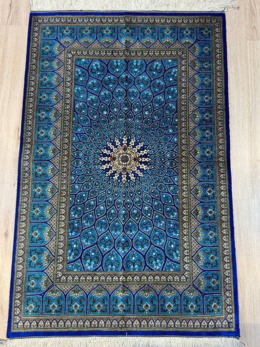 Silk Rug. Celestial Dome.