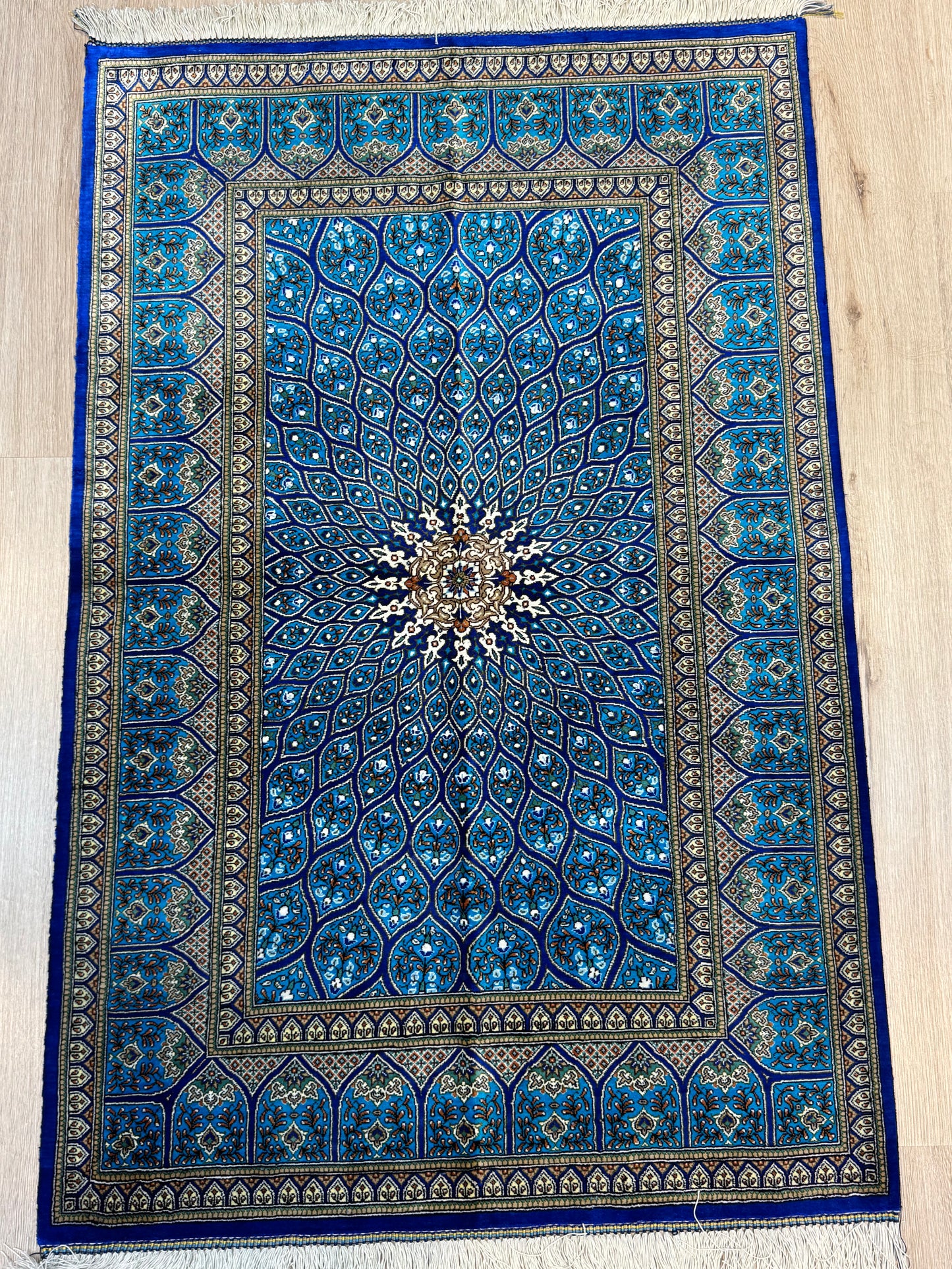 Silk Rug. Celestial Dome.