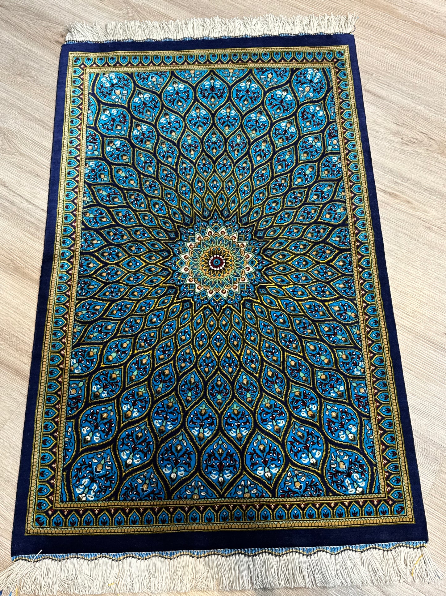 Silk Rug. Celestial Dome.