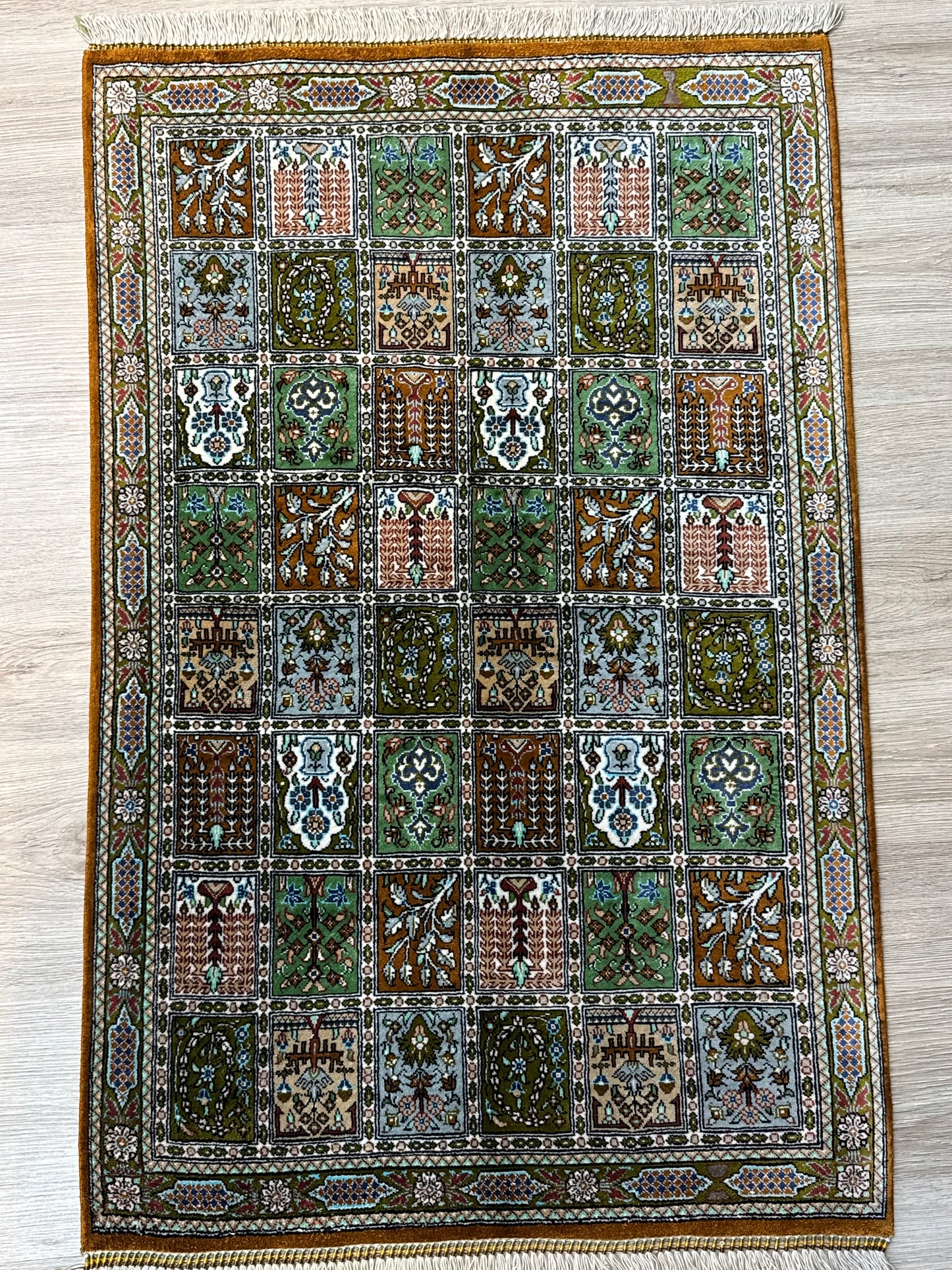 Silk Rug. Eternal Four Seasons.